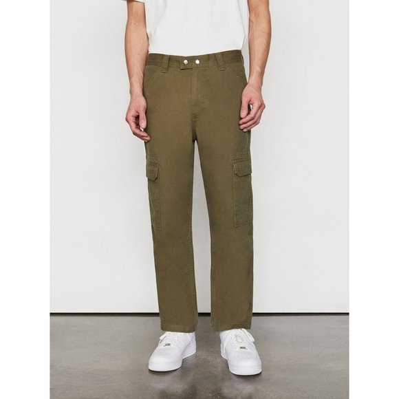 Frame Denim Other - NWT Frame Cotton-twill Cargo Trousers In Rifle Green 32